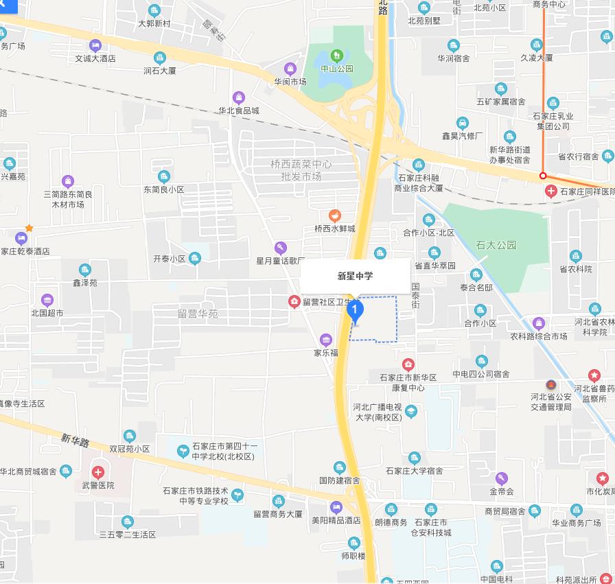 石家庄曾经的二十八中,石家庄二十八中本部划片