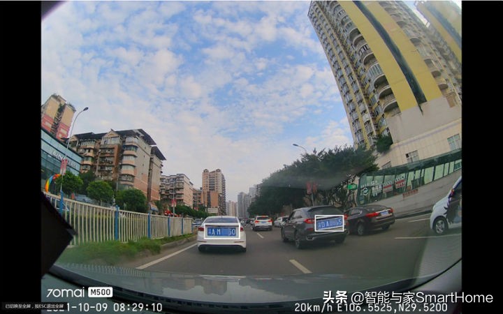 70迈行车记录仪m500对比a800,70迈行车记录仪m500测评循环录像