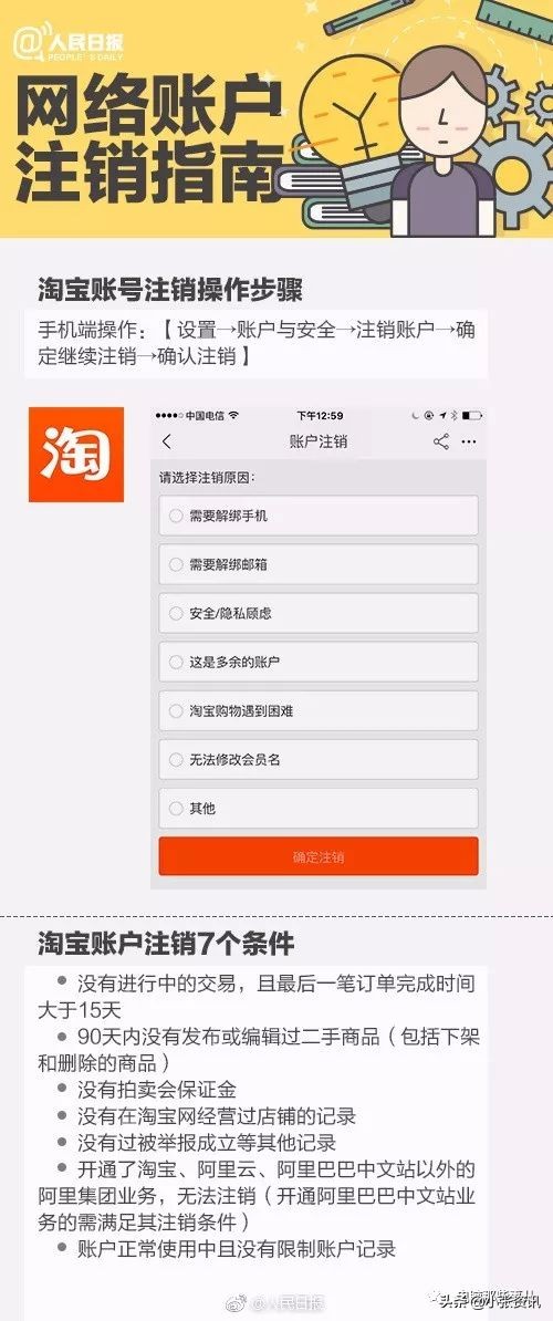 这些APP能永久销号了!手把手教你注销不用的账号