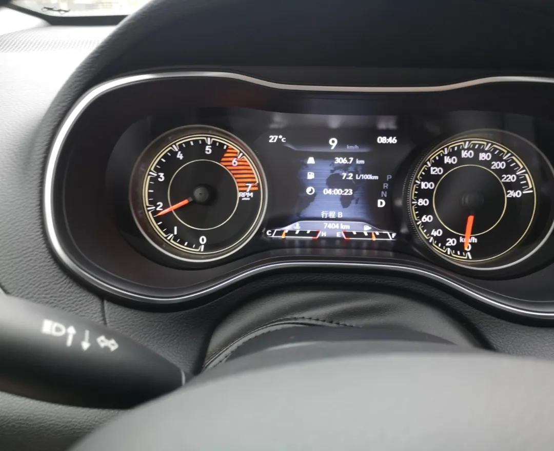 三天开800km,jeep自由光油耗越来越高