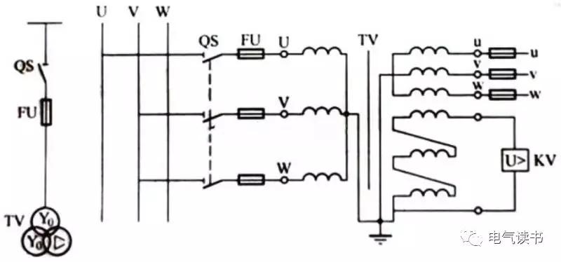 110千伏电压互感器二次接线图讲解,400v电压互感器二次接线图