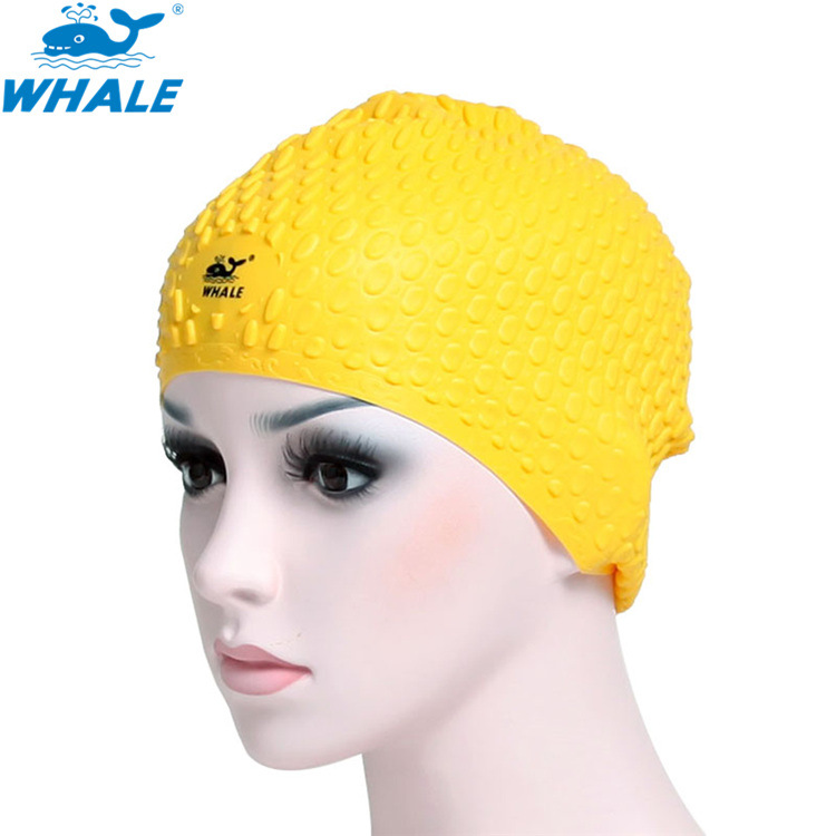 防水鲸鱼泳帽,硅胶泳帽加大男女通用