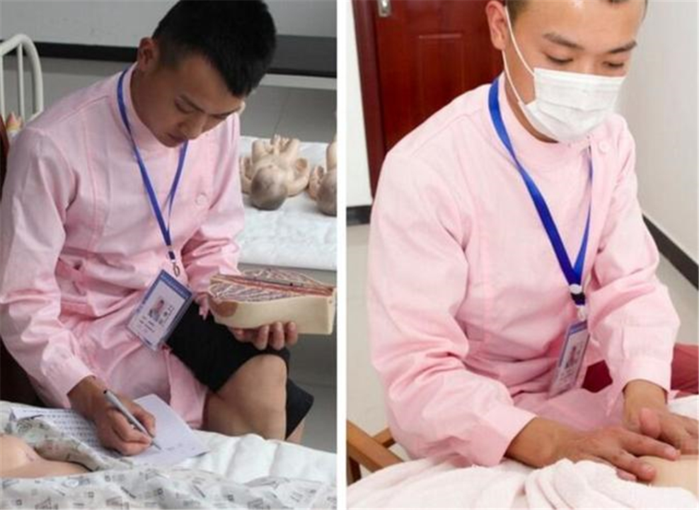 做催乳师一个月挣多少钱,90后小伙做催乳师