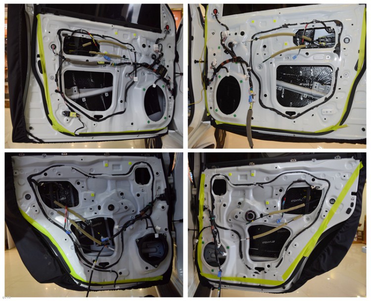 丰田酷路泽汽车音响改装丹拿音响，好听的音响听不腻！昆明发烧友