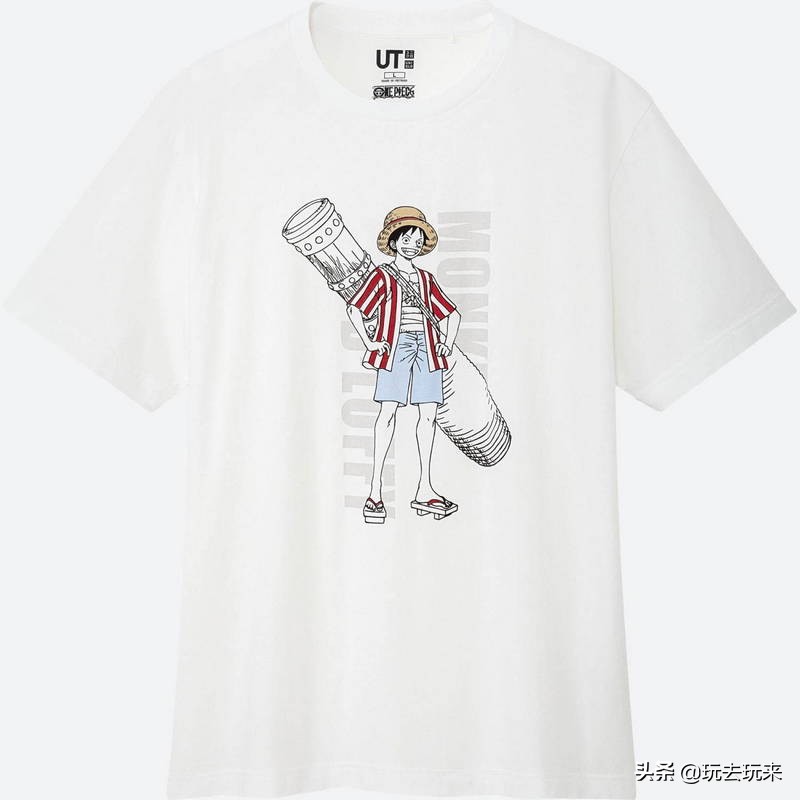 优衣库海贼王50周年短袖,优衣库海贼王联名2022搭配