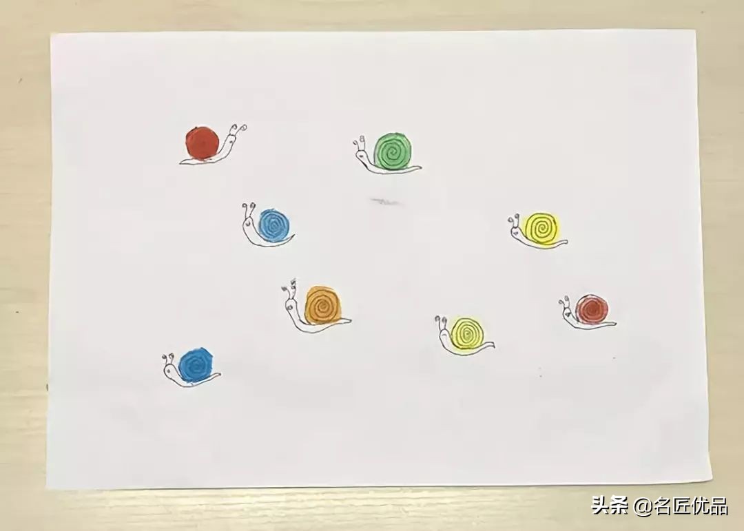 亲子手工制作幼儿园蜗牛,亲子创意手工大全蜗牛