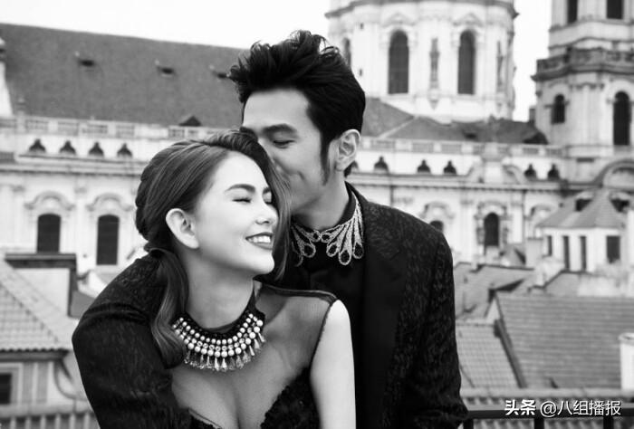 昆凌周杰伦剪短发,昆凌小周周露正脸