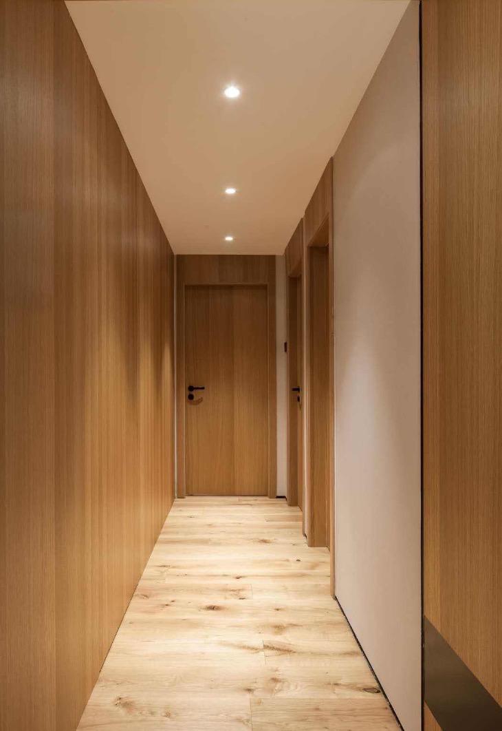 原木色极简家,黑白原木极简风格