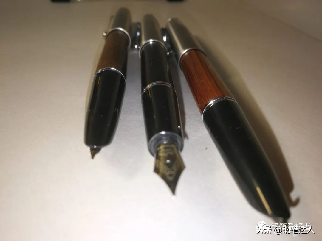 金豪51a钢笔测评,英雄6199木杆钢笔测评