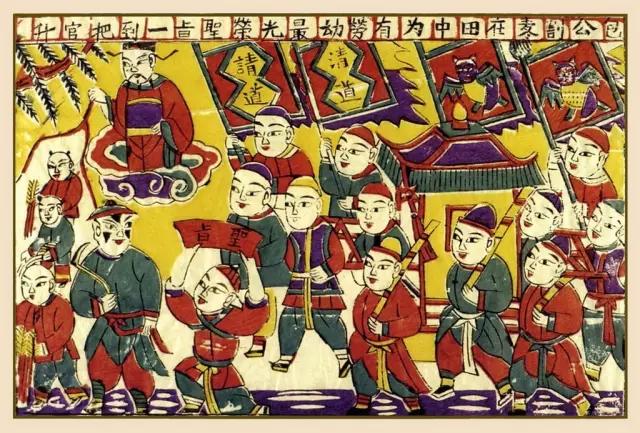 古画里除夕的传说与习俗，好看