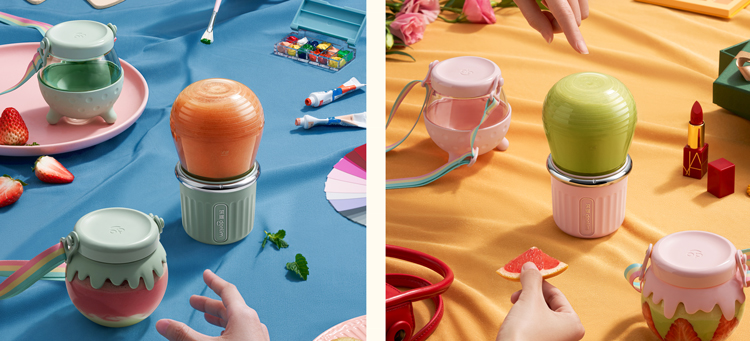 放到包包里的榨汁机,随身携带榨汁机随时喝到新鲜果汁