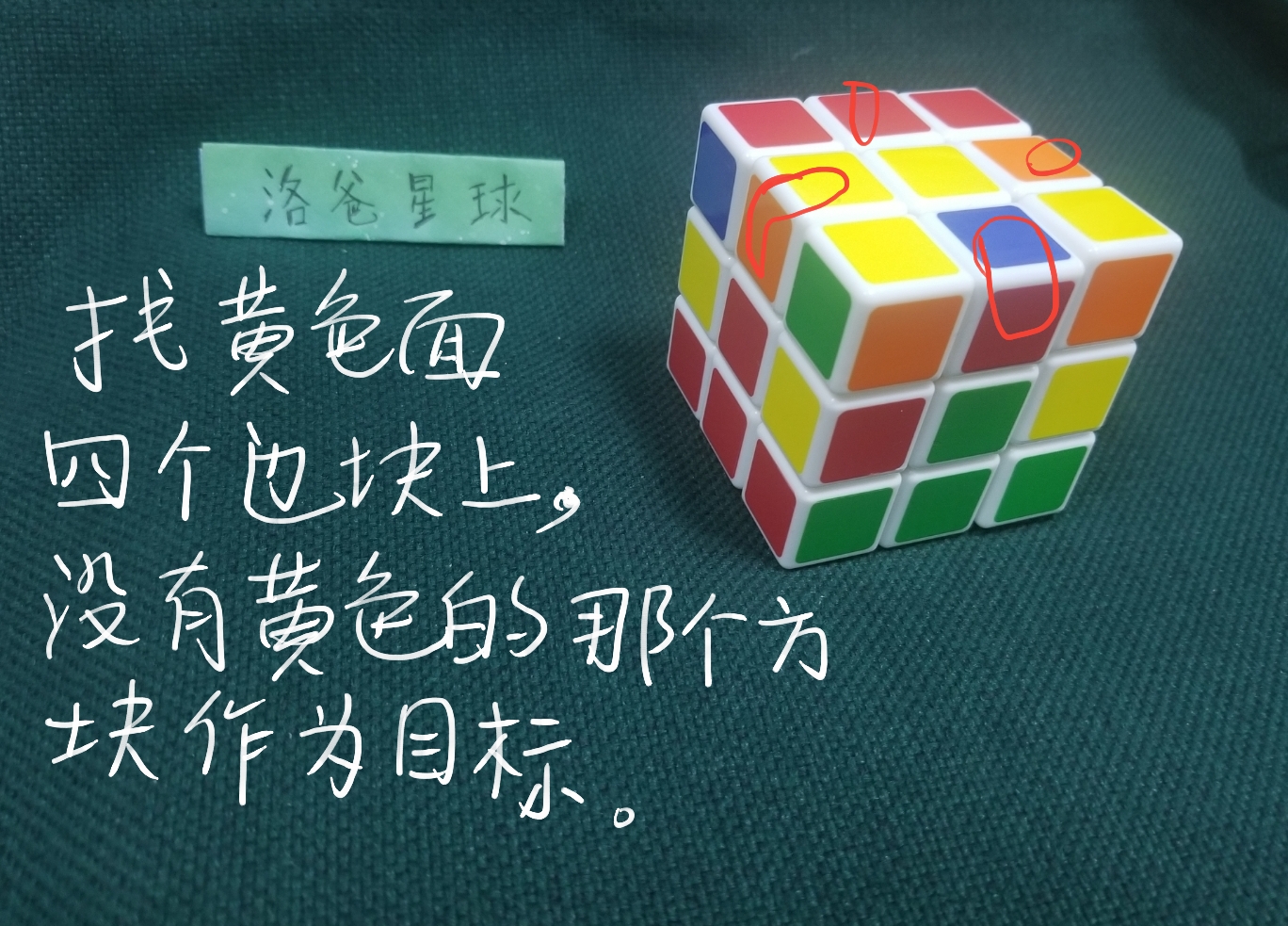 三阶镜面异形魔方最后一层还原,三阶还原魔方的说明图