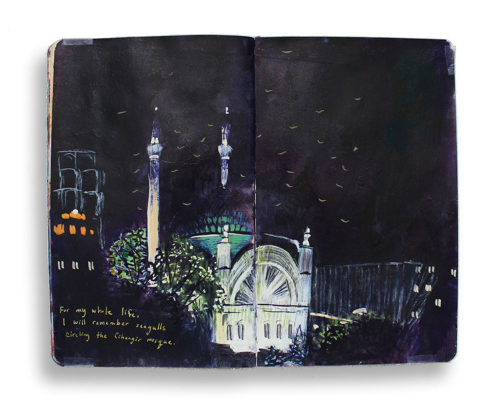 粉色主题手帐简笔画手绘,小清新简笔插画手绘手帐