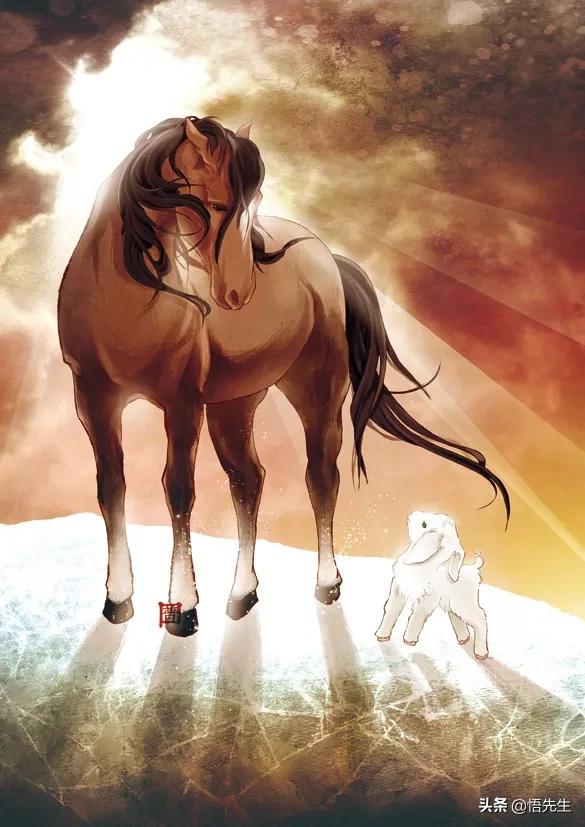 十二生肖接班图诗配画，又萌又暖，你喜欢自己的属相吗？