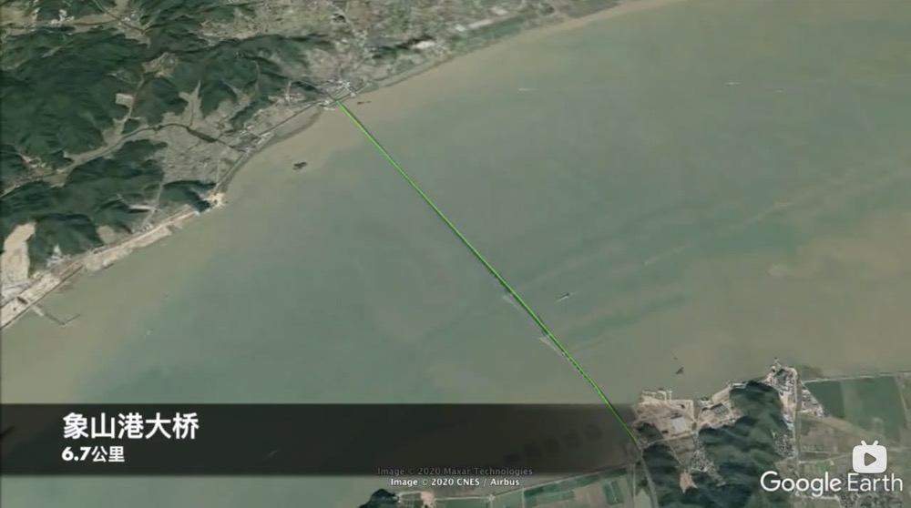 全国最长的跨海大桥全长34公里,全国最宽公铁同层跨海大桥
