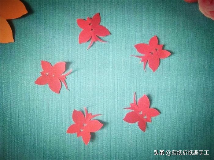 蝶恋花剪纸简单教程,剪纸手工教程蝴蝶图片