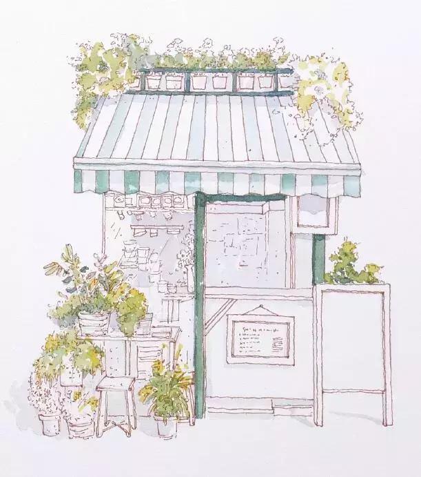 不用花钱就能圣地巡礼？看大神用钢笔淡彩带你花样旅行