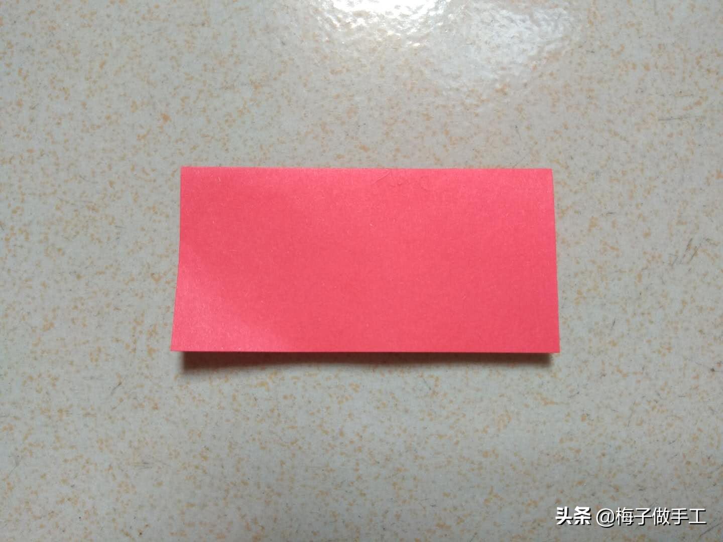 520送情侣玫瑰花折纸简单漂亮,情人节送玫瑰花手工折纸