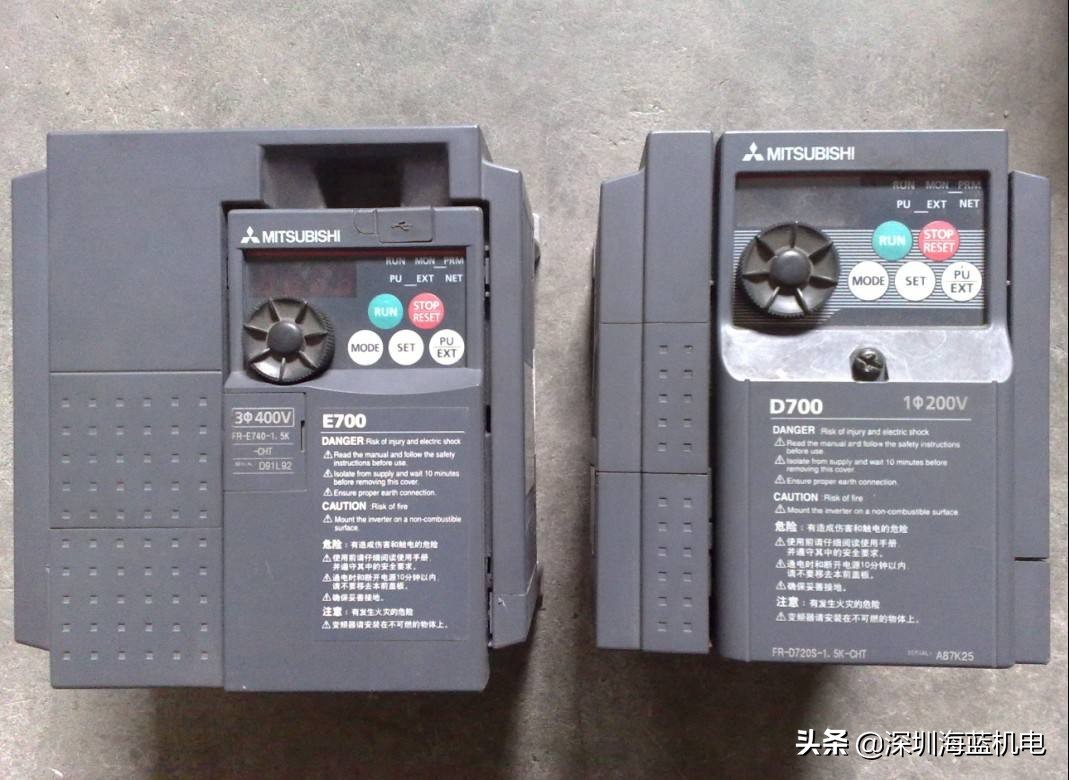 三菱d700变频器故障代码显示epe,三菱变频器故障elf是什么故障