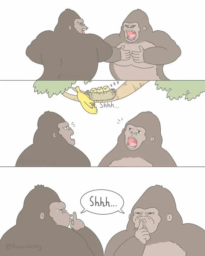 幽默四格漫画100幅图,20幅幽默的漫画