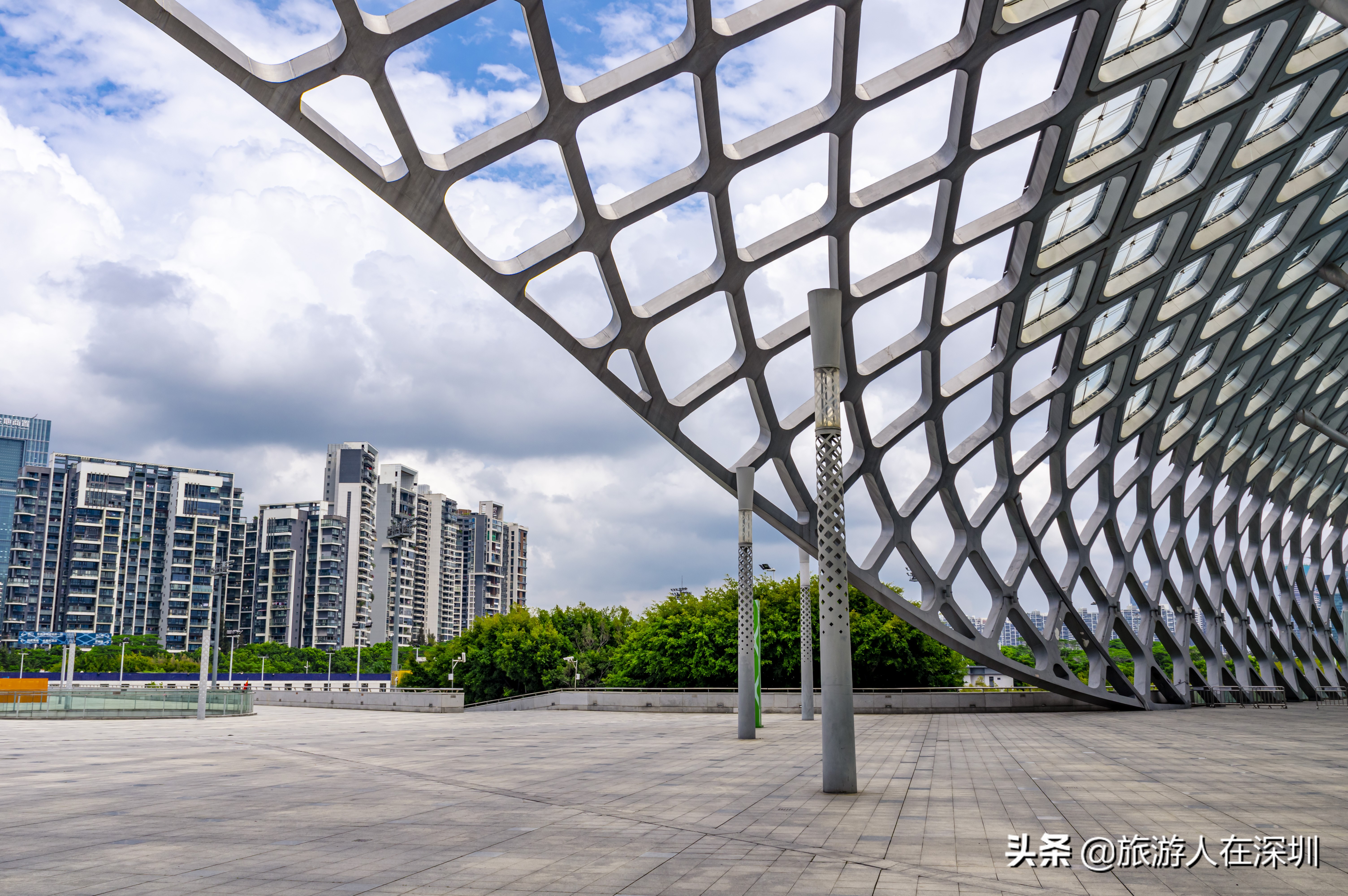 深圳湾体育中心平面图,深圳湾体育中心像什么