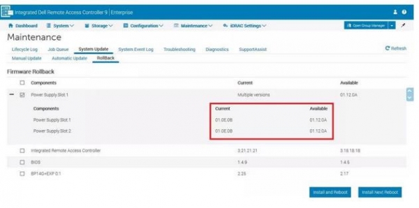 工程师笔记|戴尔易安信服务器电源固件管理教程