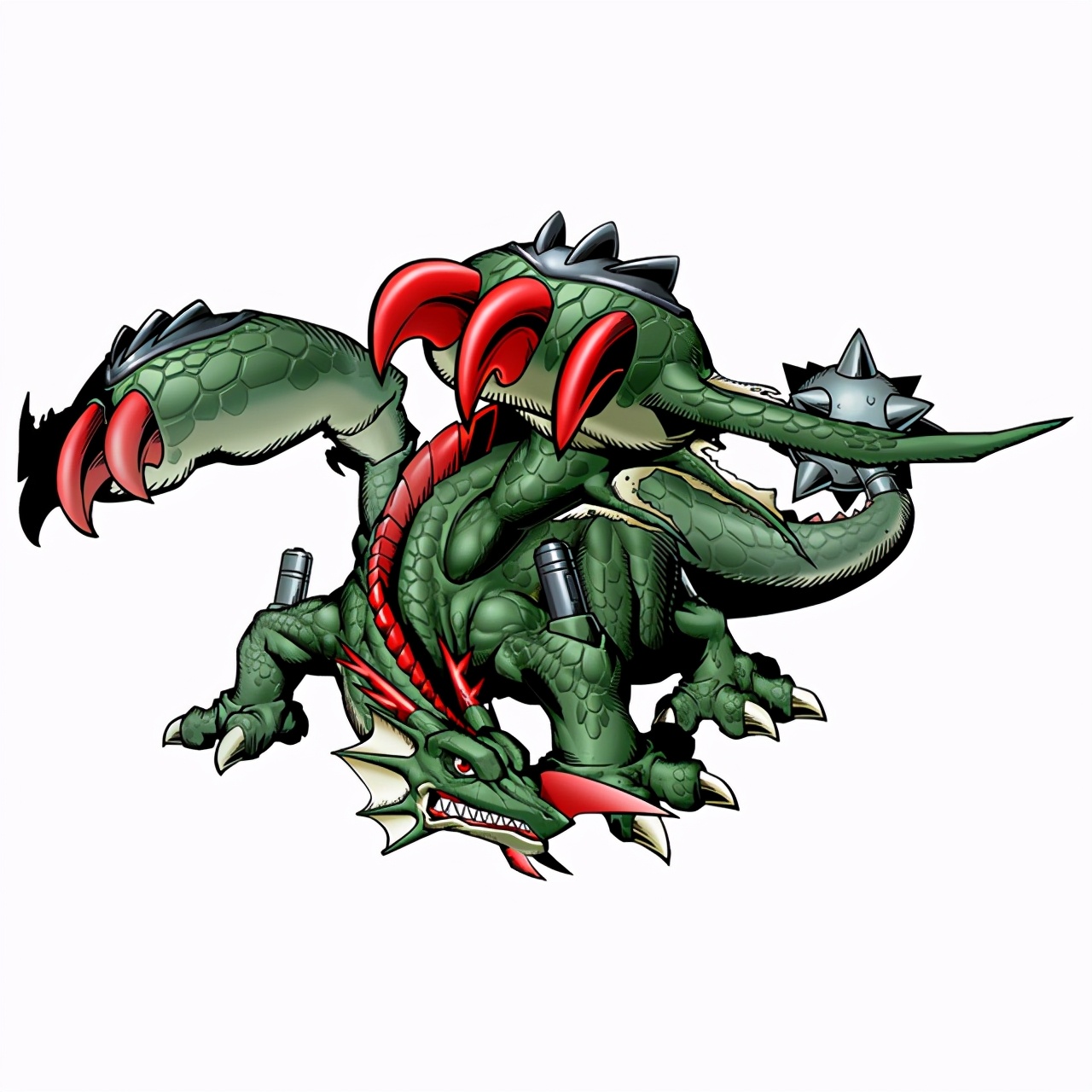 数码世界的天龙和地龙,最终融合为龙帝,上篇