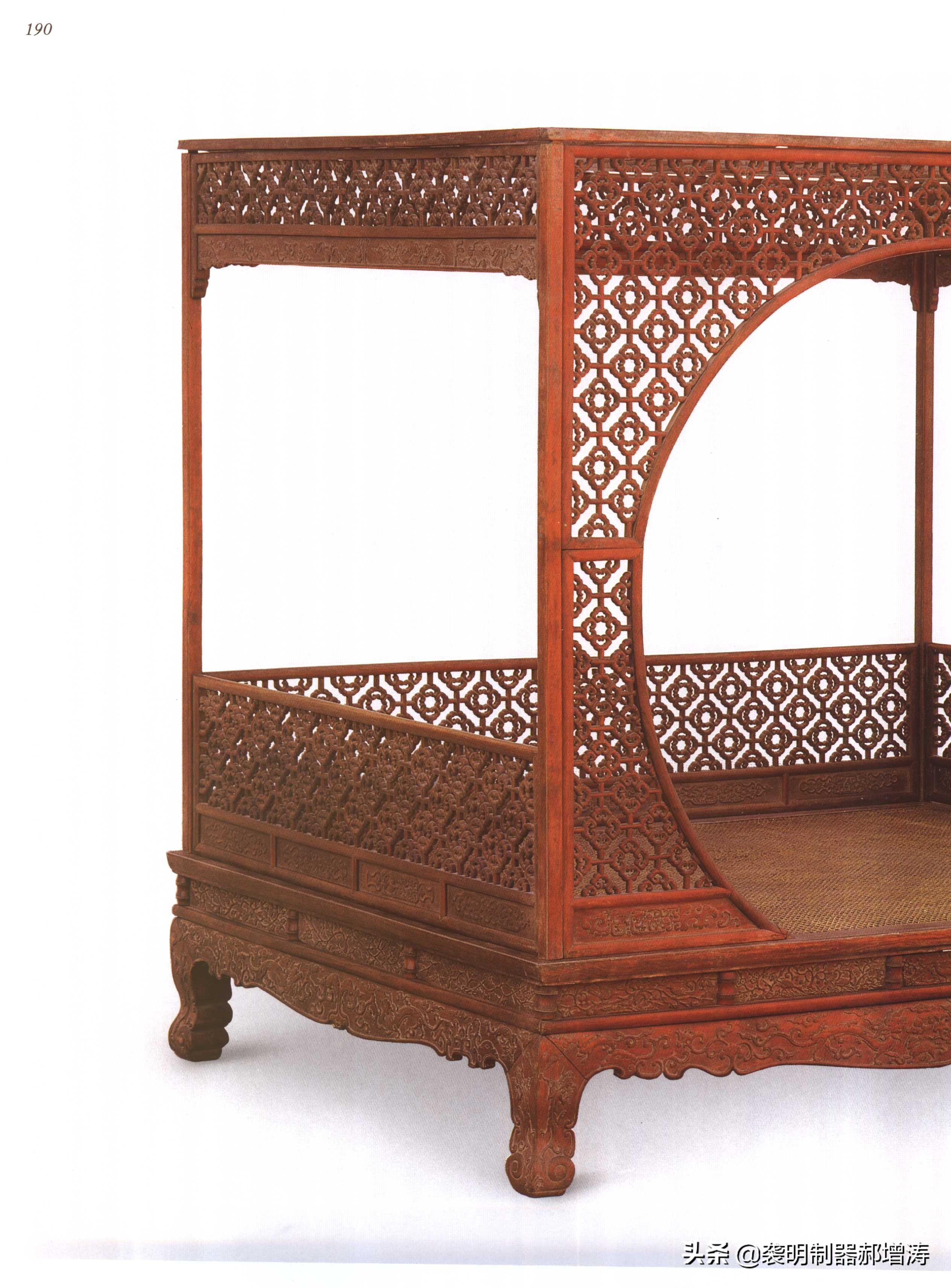 魏璎珞云肩纹饰明式家具中也有赏《明式家具珍赏》中的四簇云纹