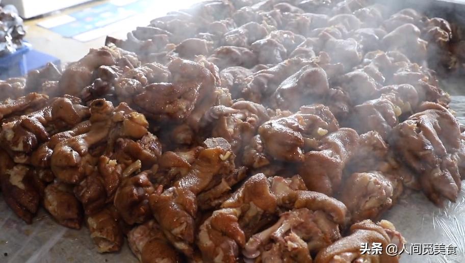 河南知名的猪蹄店,河南卖猪蹄一条街