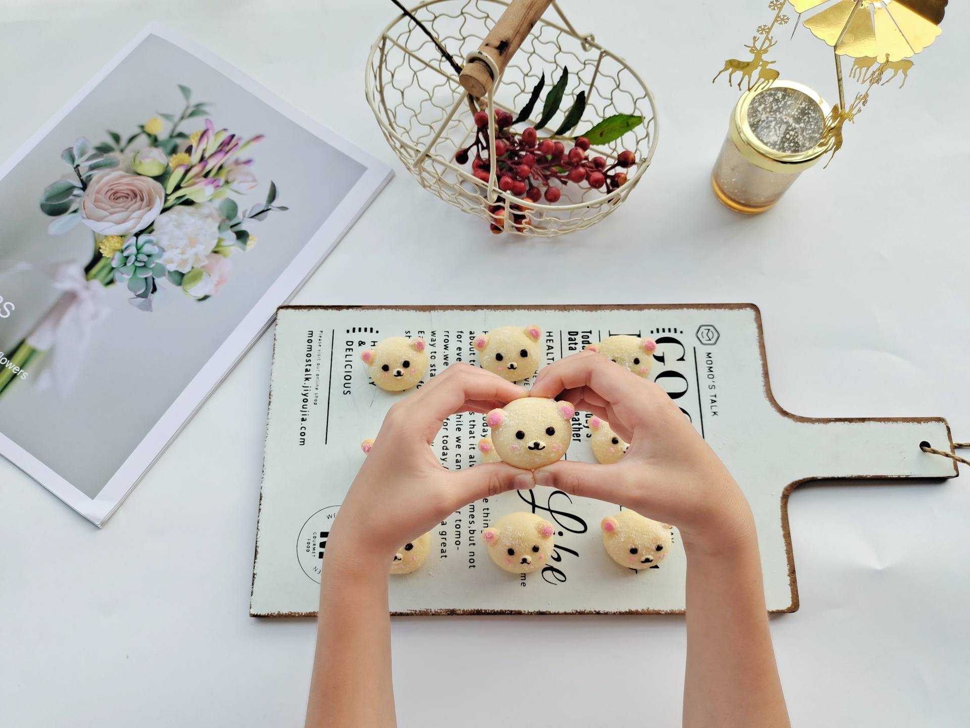 不需烤箱小熊饼干,不用黄油的小熊饼干