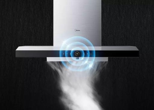 美的智能变频油烟机,美的无烟感烟机还您清净新厨房