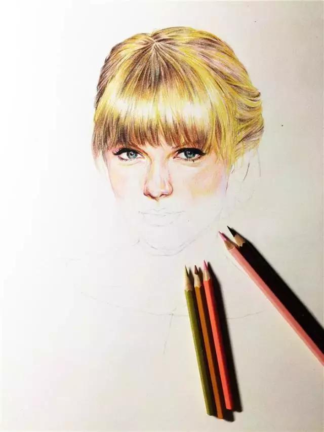 绘画~彩铅丨用彩铅如何描绘你心中的明星