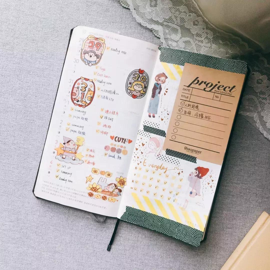 让手帐变好看,好看的又好用的手帐用品