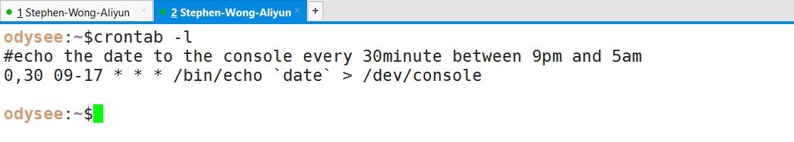 linuxcron定时任务,linux中crontab命令详解
