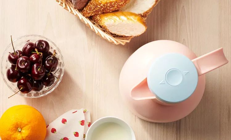 北欧风圆口冷水壶,北欧风轻奢保温壶