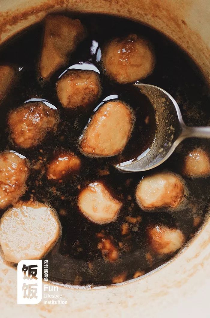 芋圆桂花糖水,鸡头米糖桂花芋圆