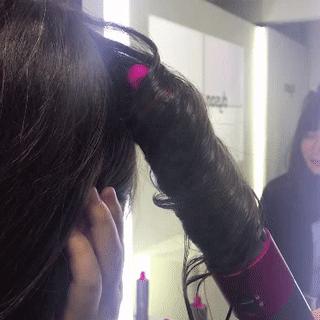 戴森卷发棒实测,戴森卷发棒卷完头发打开吗