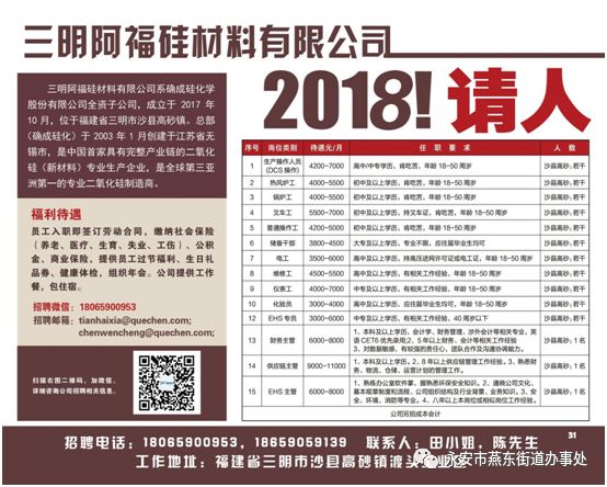 永安工业园工作招聘,永安镇附近找工作招聘信息