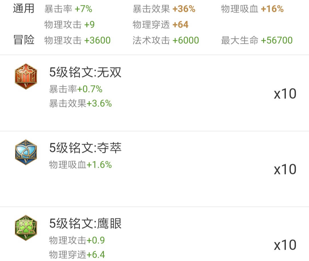 输出铭文和肉铭文,输出铭文搭配什么好