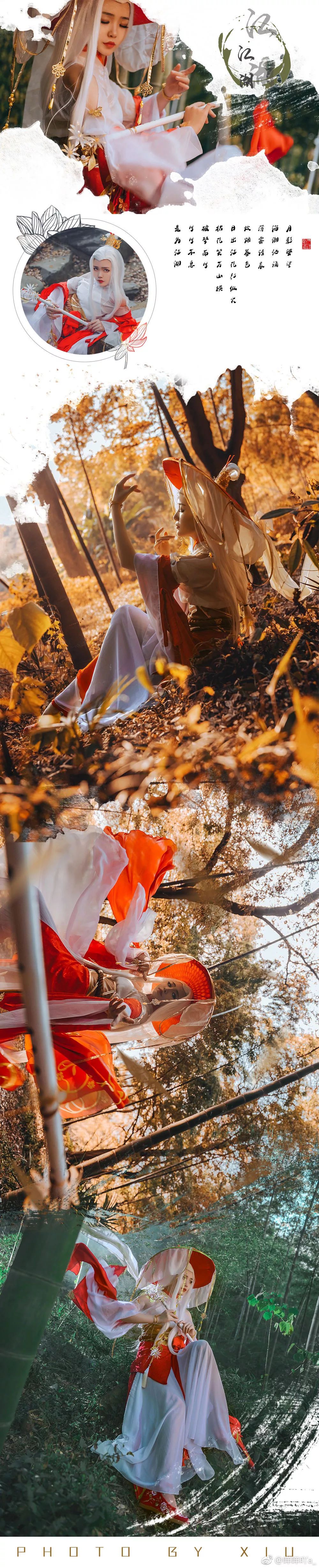 美人如斯美景如画,美人美景比比皆是