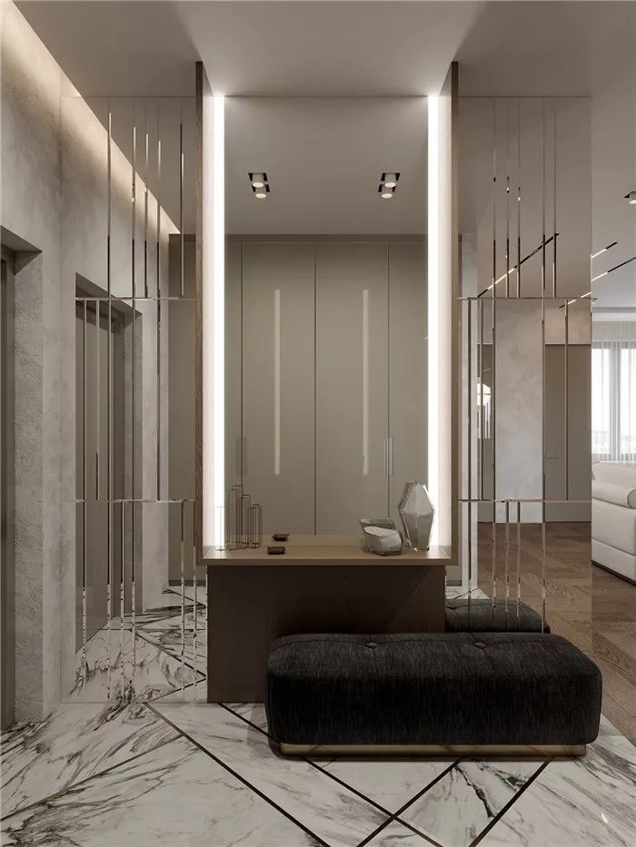 现代简约风在奢华中自由游走，这样的家谁不爱？