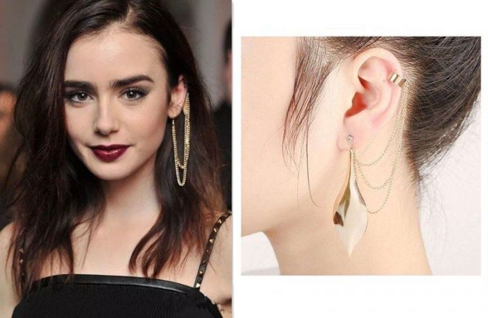 耳夹高级感珍珠,精致耳夹高级感珍珠元素