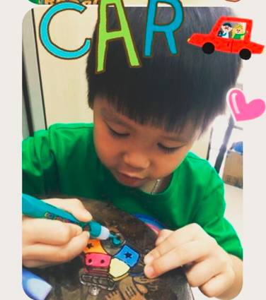 韩国amos水彩笔24色,韩国amos圣诞胶画测评