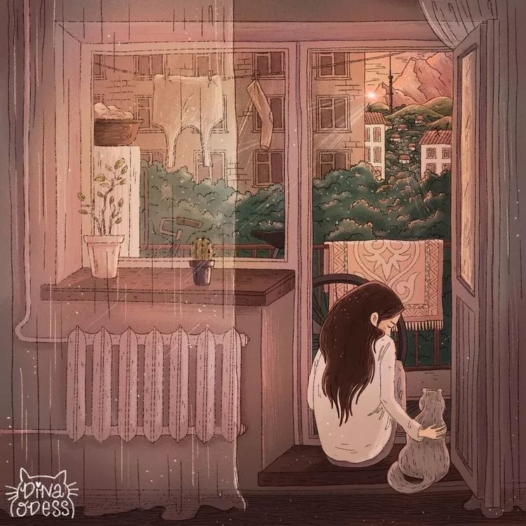 火爆ins，她画出了爱情最美的模样，甜哭！看完想恋爱……