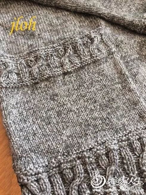 开叉直筒塌肩连衣裙+棒针小炫包，自己编织穿起来最大牌！