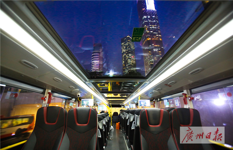 珠江新城夜游巴士,珠江新城夜游双层巴士怎么坐