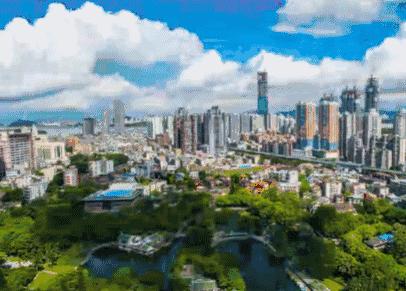 厦门人民公园最美风景照片,厦门集美杏林马銮湾环湾带状公园