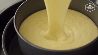 芝士爆浆云朵蛋糕,芝士云朵蛋糕