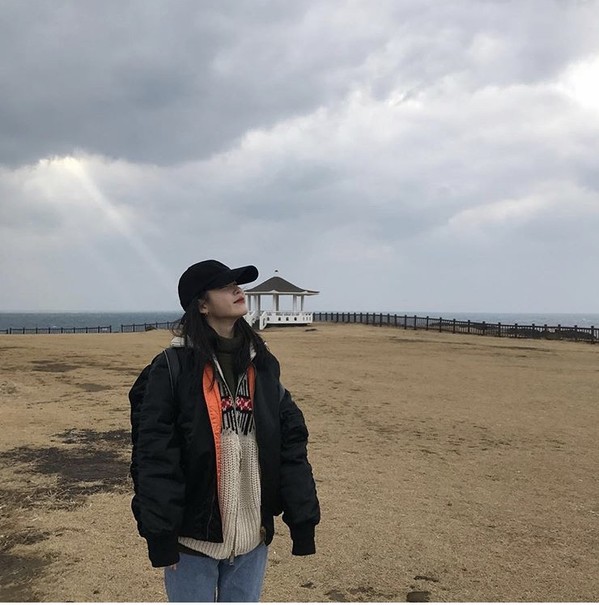 iu穿衣打扮,IU济州岛打卡