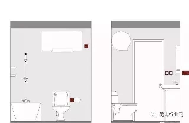 1.8米床床头开关插座高度标准,暗线开关插座安装高度标准尺寸图